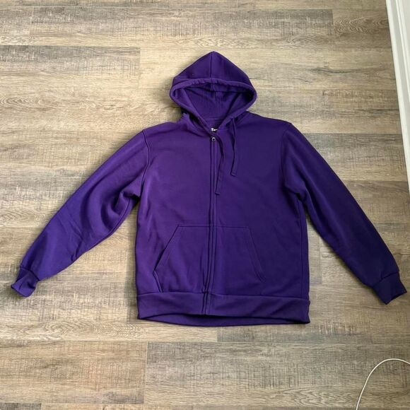Purple zip up hoodie Size 2XL - Picture 1 of 2